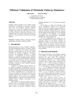 Efficient Validation of Metabolic Pathway Databases