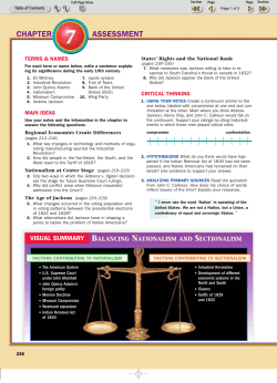 chapter assessment - Caggia Social Studies