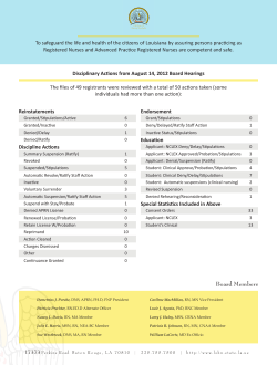 here - Louisiana State Board of Nursing