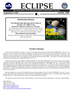 eclipse - Barnard-Seyfert Astronomical Society