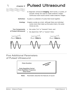 chapter 2 Pulsed Ultrasound