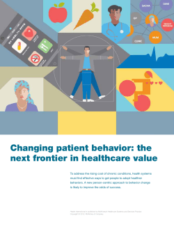 Changing patient behavior
