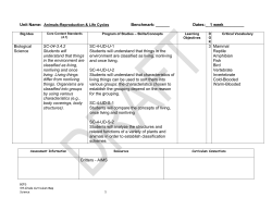 GRADE LEVEL COURSE UNIT TITLE