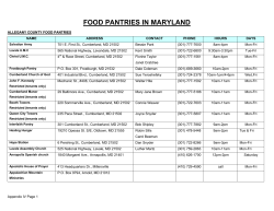 food pantries in maryland - Catholic Charities of Baltimore