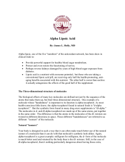 Alpha Lipoic Acid
