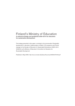 Finland`s Ministry of Education