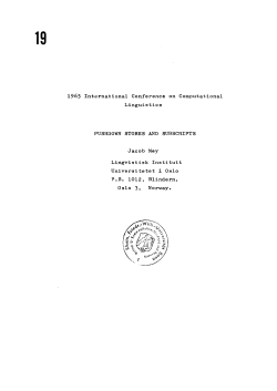 C65-1019 - Association for Computational Linguistics