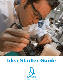 Idea Starter Guide