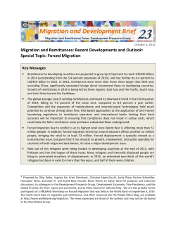 Migration and Development Brief