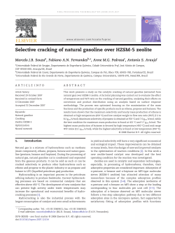 Selective cracking of natural gasoline over HZSM-5 zeolite