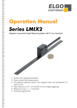 Operation Manual Series LMIX2