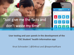 Just give me the facts and don`t waste my time