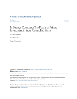 The Puzzle of Private Investment in State