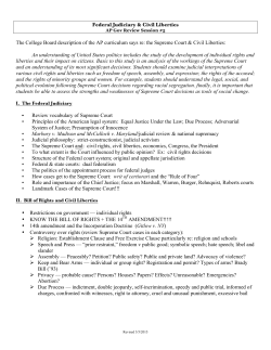 AP Gov Exam Review_SC_CL_CRts_15