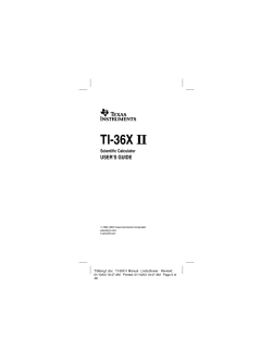 TI-36X э