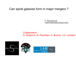 Can spiral galaxies form in major mergers