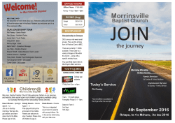 now - Morrinsville Baptist Church