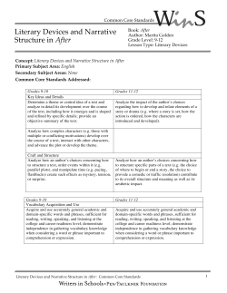 Literary Devices - PEN/Faulkner Foundation