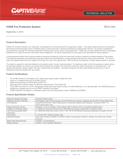 CORE Fire Protection System