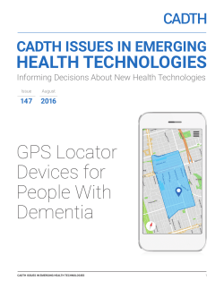 GPS Locator Devices for People With Dementia