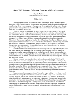 Sound Off: Yesterday, Today, and Tomorrow`s