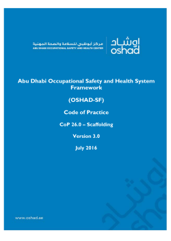OSHAD-SF - CoP 26