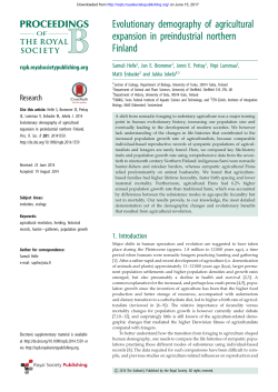 Evolutionary demography of agricultural expansion in preindustrial