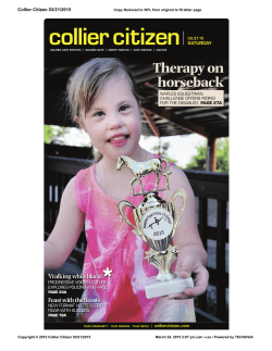 Collier Citizen 2015 Horse Show