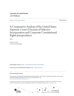 A Comparative Analysis of the United States Supreme