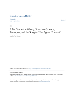 A Bee Line in the Wrong Direction: Science, Teenagers, and the