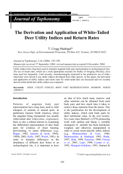 PDF article - Journal Of Taphonomy