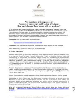 Lundi, le 3 mai 2010 - Mus&eacute;e de l`Holocauste Montr&eacute;al