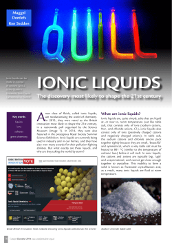 ionic liquids