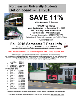 SAVE 11% with Semester T Passes UNLIMITED RIDES from