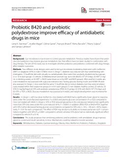 Probiotic B420 and prebiotic polydextrose improve efficacy of