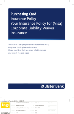 Purchasing Card Insurance Policy Your Insurance
