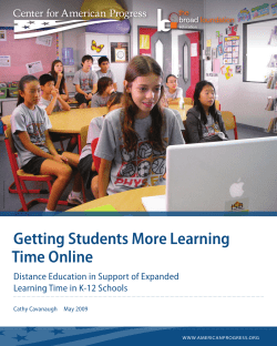 Getting Students More Learning Time Online