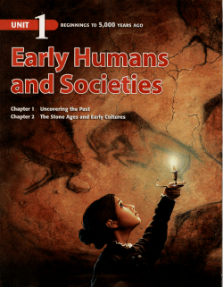 Chapter 1- Uncovering the Past
