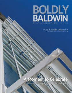 A Moment to Celebrate - Mary Baldwin University