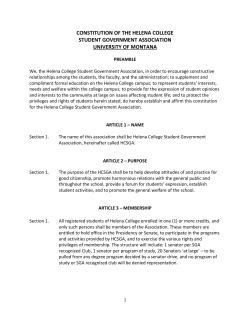 HCSGA Constitution