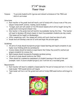 3rd/4th Grade Power Hour