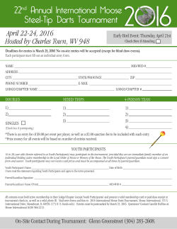 22nd Annual International Moose Steel