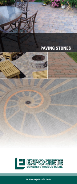 expocrete paving brochure