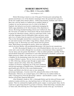robert browning