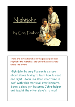 Nightjohn