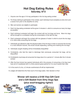 Hot Dog Eating Rules