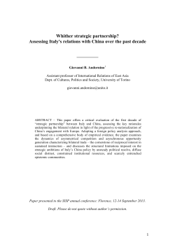 Andornino paper SISP 2013 - Societ&agrave; Italiana di Scienza Politica