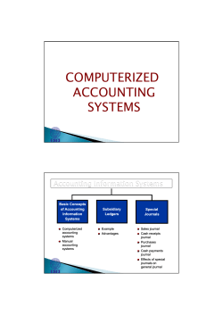 computerized computerized accounting systems