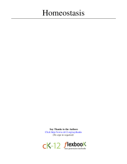 Homeostasis - cloudfront.net