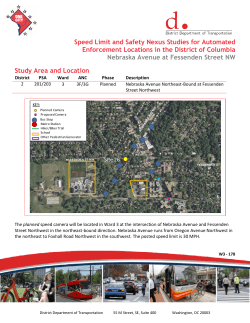 Speed Limit and Safety Nexus Studies for Automated